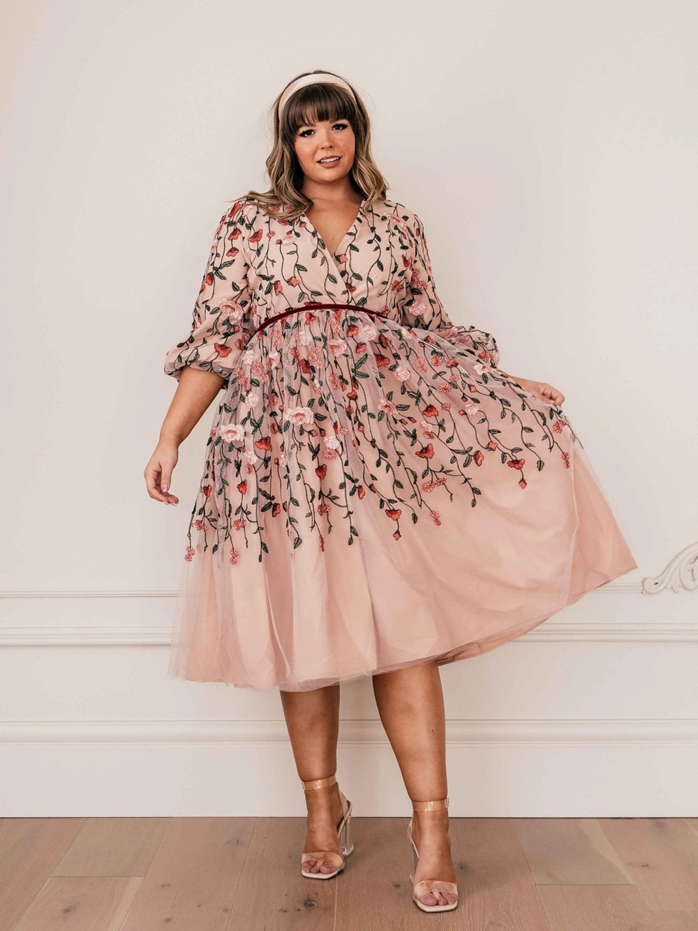 JESSAKAE Holly Dress In Rose